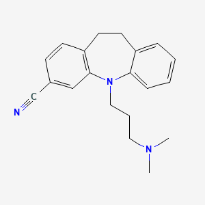 molecular formula C20H23N3 B1668977 Cianopramine CAS No. 66834-24-0