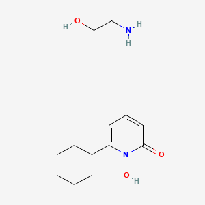 molecular formula C14H24N2O3 B1668986 Ciclopirox olamine CAS No. 41621-49-2