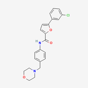 molecular formula C22H21ClN2O3 B1668994 CID 2011756 CAS No. 638156-11-3