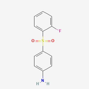 molecular formula C12H10FNO2S B1668995 CID21480113 CAS No. 1648-34-6