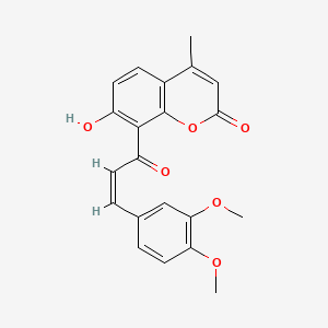 molecular formula C21H18O6 B1669006 CID 7309015 CAS No. 1164457-99-1