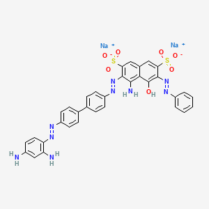 molecular formula C34H25N9Na2O7S2 B1669009 Direct Black 38 CAS No. 1937-37-7