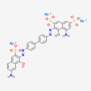 molecular formula C32H21N6Na3O11S3 B1669010 C.I.直接蓝2 CAS No. 2429-73-4