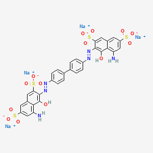 molecular formula C32H20N6Na4O14S4 B1669011 C.I. Direct Blue 6 CAS No. 2602-46-2