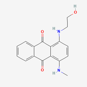 molecular formula C17H16N2O3 B1669014 Disperse blue 3 CAS No. 2475-46-9