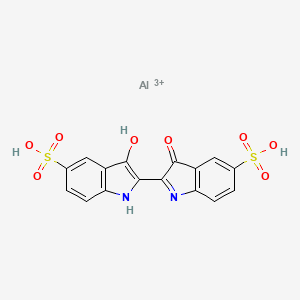 molecular formula C16H10AlN2O8S23+ B1669017 C.I. Pigment Blue 63 CAS No. 16521-38-3