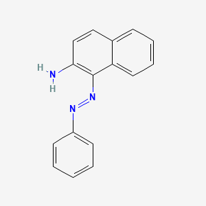 molecular formula C16H13N3 B1669018 Yellow AB CAS No. 85-84-7