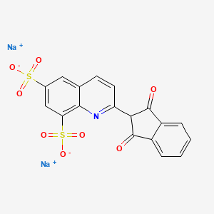 molecular formula C18H9NNa2O8S2 B1669019 C.I. Acid yellow 3 CAS No. 8004-92-0