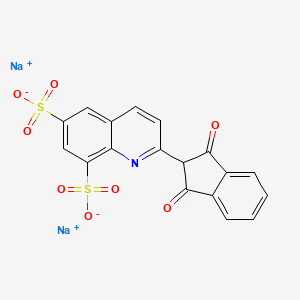 molecular formula C18H9NNa2O8S2 B1669019 酸性黄3 CAS No. 8004-92-0