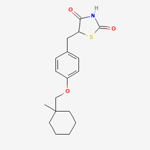 molecular formula C18H23NO3S B1669021 Ciglitazone CAS No. 74772-77-3