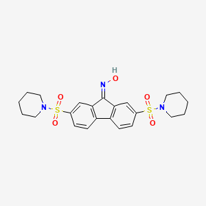 molecular formula C23H27N3O5S2 B1669022 CIL56 