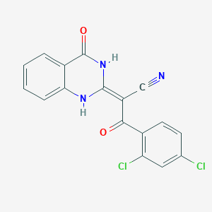 molecular formula C17H9Cl2N3O2 B1669027 Ciliobrevin A CAS No. 302803-72-1