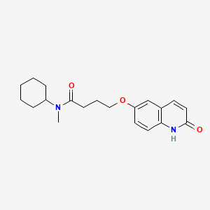 molecular formula C20H26N2O3 B1669031 Cilostamide CAS No. 68550-75-4