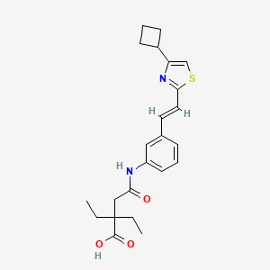 molecular formula C23H28N2O3S B1669038 Cinalukast CAS No. 128312-51-6