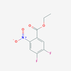 molecular formula C9H7F2NO4 B166904 4,5-二氟-2-硝基苯甲酸乙酯 CAS No. 1214387-06-0