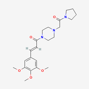 molecular formula C22H31N3O5 B1669044 Cinepazide CAS No. 23887-46-9