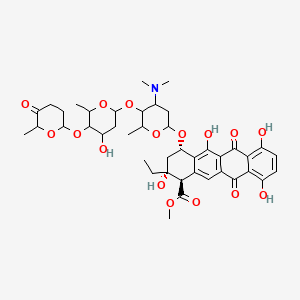 molecular formula C42H53NO16 B1669045 Cinerubin A CAS No. 34044-10-5