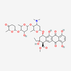 molecular formula C42H53NO16 B1669045 Cinerubine A CAS No. 34044-10-5