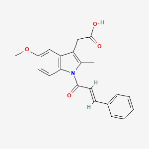 molecular formula C21H19NO4 B1669048 Cinmetacin CAS No. 20168-99-4