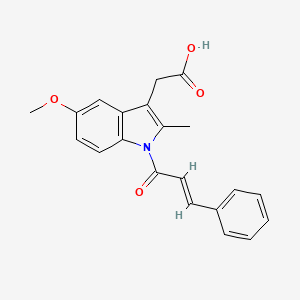 molecular formula C21H20NO4 B1669048 Cinmetacin CAS No. 20168-99-4