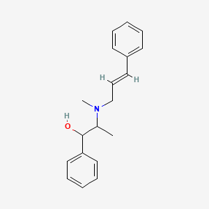 molecular formula C19H23NO B1669051 Cinnamedrine CAS No. 90-86-8