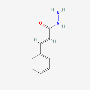 molecular formula C9H10N2O B1669052 Cinnamic acid, hydrazide CAS No. 3538-69-0