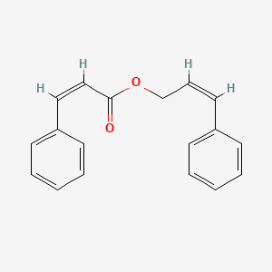 molecular formula C18H16O2 B1669055 Cinnamyl cinnamate CAS No. 122-69-0