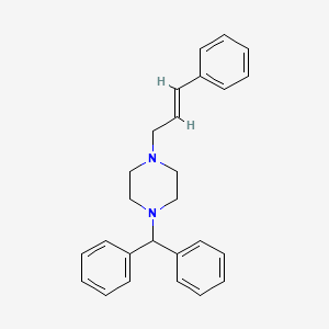 molecular formula C26H28N2 B1669056 Cinnarizine CAS No. 298-57-7
