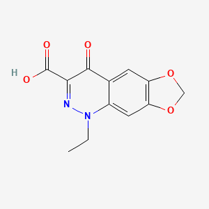 molecular formula C12H10N2O5 B1669063 Cinoxacin CAS No. 28657-80-9