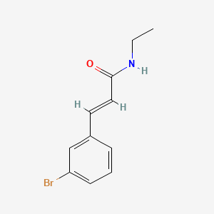 molecular formula C11H12BrNO B1669065 Cinromide CAS No. 58473-74-8