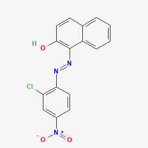 molecular formula C16H10ClN3O3 B1669069 C.I.颜料红4 CAS No. 2814-77-9