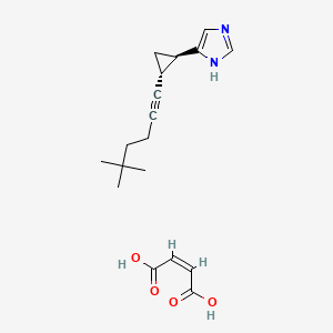 molecular formula C18H24N2O4 B1669074 Cipralisant maleate CAS No. 223420-20-0