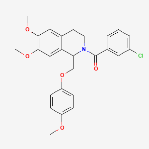 molecular formula C26H26ClNO5 B1669080 CIQ CAS No. 486427-17-2