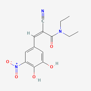 molecular formula C14H15N3O5 B1669085 (Z)-Entacapone CAS No. 145195-63-7