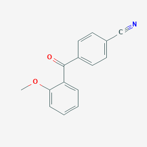 molecular formula C15H11NO2 B166909 4-Cyano-2'-methoxybenzophenone CAS No. 131117-90-3
