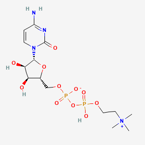 molecular formula C14H27N4O11P2+ B1669096 Citicoline CAS No. 987-78-0