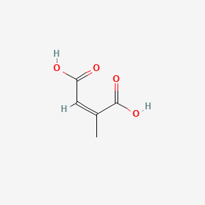 molecular formula C5H6O4 B1669100 柠檬酸酐 CAS No. 498-23-7