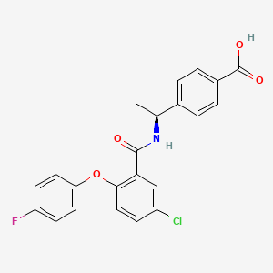 molecular formula C22H17ClFNO4 B1669117 CJ-42794 CAS No. 847728-01-2