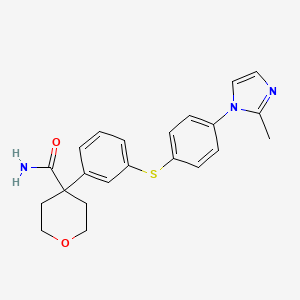 molecular formula C22H23N3O2S B1669118 CJ-13,610 CAS No. 179420-17-8