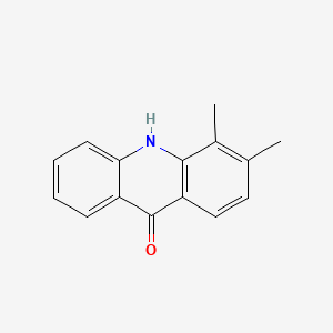 molecular formula C15H13NO B1669121 3,4-Dimethylacridin-9(10h)-one CAS No. 6236-97-1