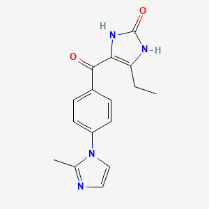 molecular formula C16H16N4O2 B1669125 CK 2130 CAS No. 101184-07-0