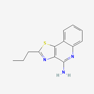 molecular formula C13H13N3S B1669137 CL075 CAS No. 256922-53-9