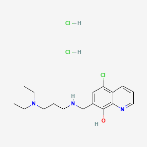 molecular formula C17H26Cl3N3O B1669151 Clamoxyquin hydrochloride CAS No. 4724-59-8