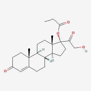 molecular formula C24H34O5 B1669155 Clascoterone CAS No. 19608-29-8
