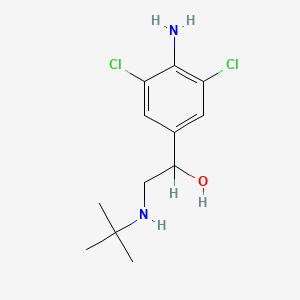 molecular formula C12H18Cl2N2O B1669167 克伦特罗 CAS No. 37148-27-9
