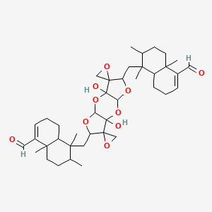molecular formula C40H56O10 B1669169 Clerocidin CAS No. 87501-14-2