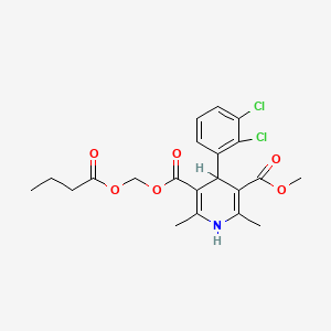molecular formula C21H23Cl2NO6 B1669171 (R)-Clevidipine-13C,d3 CAS No. 167221-71-8