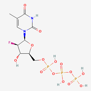 molecular formula C10H16FN2O14P3 B1669173 Clevudine triphosphate CAS No. 174625-00-4