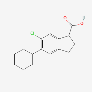 molecular formula C16H19ClO2 B1669174 Clidanac CAS No. 34148-01-1