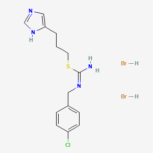 molecular formula C14H17ClN4S B1669187 Clobenpropit CAS No. 145231-45-4